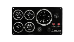 Deutz Diesel Marine Instrument Panel 5 Premier Gauges (Made in USA)
