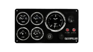 Caterpillar Marine Instrument Panel 5 Premier Gauges (Made in USA)