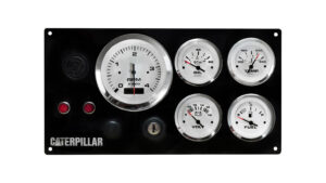 Caterpillar Marine Instrument Panel 5 Premier Gauges (Made in USA)
