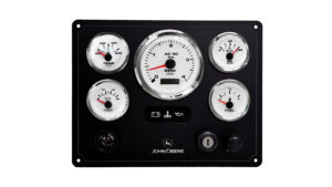 John Deere Marine Engine Instrument Panel 5 Premier Gauges (Made in USA)