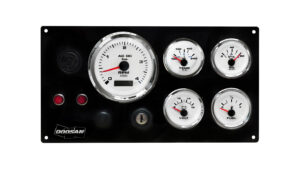 Doosan Diesel Engine Instrument Panel 5 Premier Gauges (Made in USA)