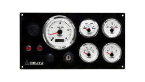 Deutz Diesel Marine Panel 5 Premier Gauges (Made in USA)