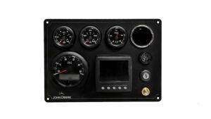 John Deere Engine Marine Instrument Panel with NMEA 2000 4 OceanLink VDO Gauges & 1 Blank