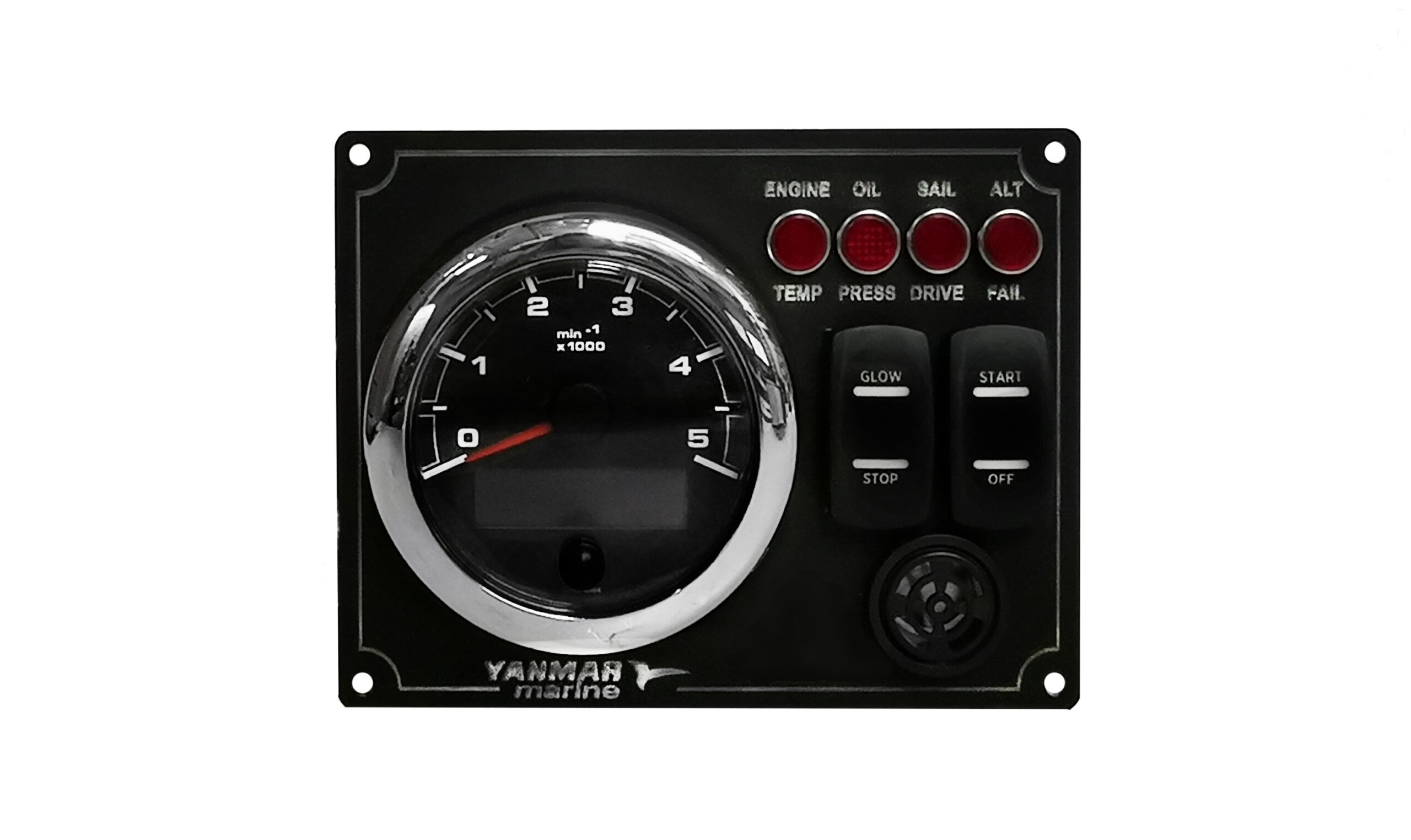BType Instrument Panel With VDO OL RPM Gauge for Yanmar AC DC Marine