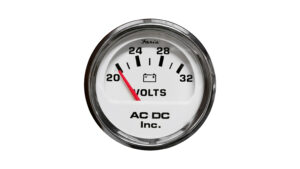 AC DC Inc 24 Voltmeter Gauge Part No. 457304