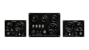 Set of Custom Volvo Engine Marine Instrument Panels with VL VDO Gauges