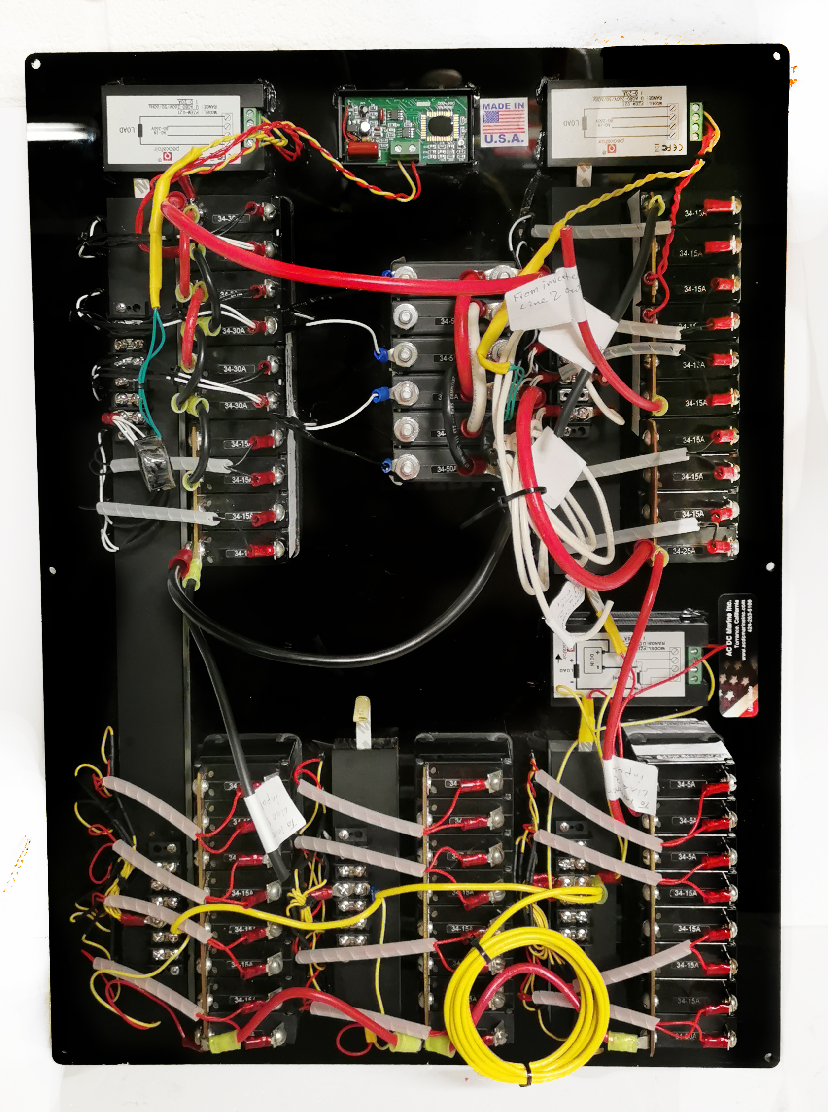 AC/DC POWER DISTRIBUTION PANEL 29+ POSITION | AC DC Marine Inc. Marine ...
