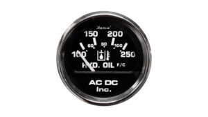 AC DC Hyd. Oil Temperature 100-250 F/ 60-100 C Gauge Part No. GP0913A