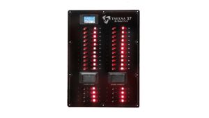 AC/DC POWER DISTRIBUTION PANELS WITH CUSTOM NAME and Blue Sea Systems Switches