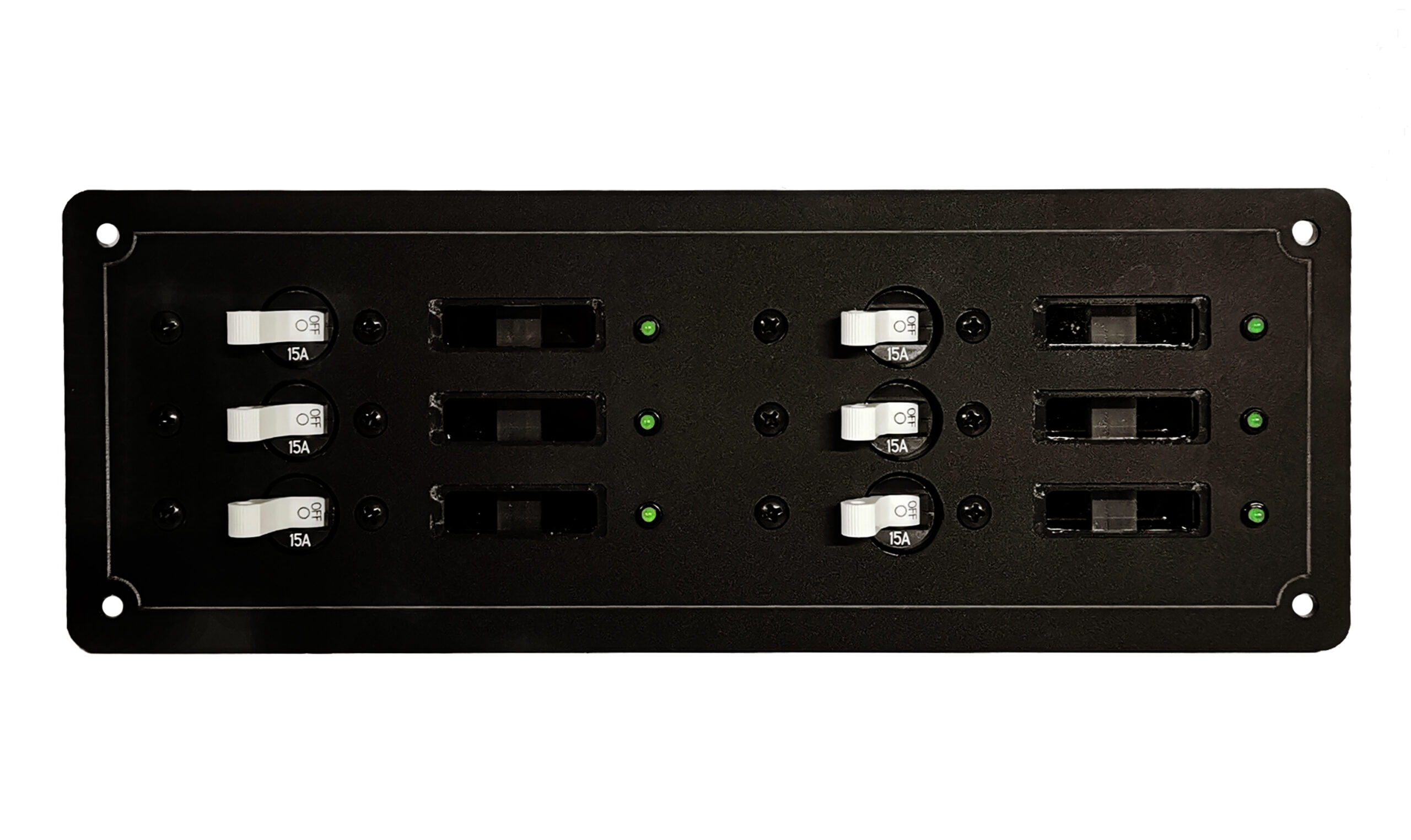 15A AC Power Distribution Panel with Blue Sea Systems Switches – AC DC ...