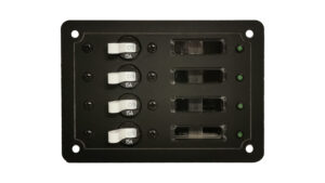 15A AC Power Distribution Panel with Blue Sea Systems Circuit Breaker