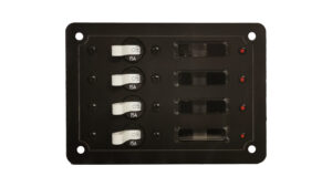 15A AC Power Distribution Panel with Blue Sea Systems Circuit Breaker