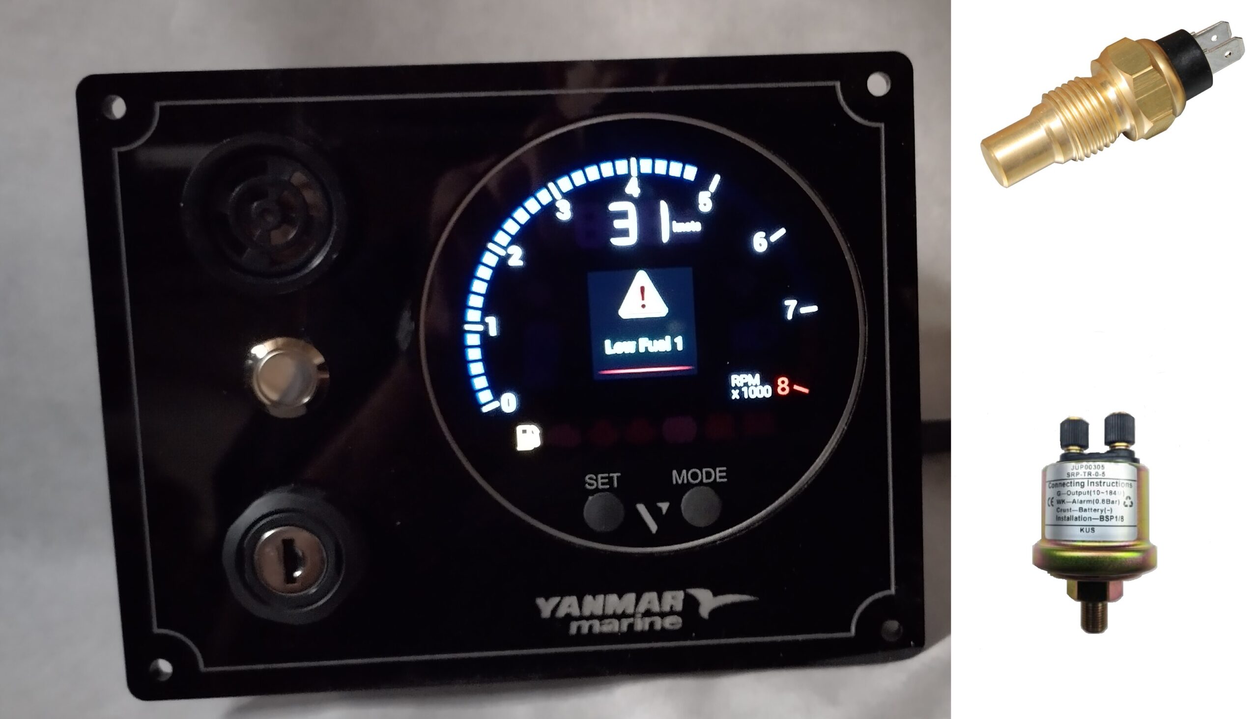 Yanmar Digital Tachometer W/ NMEA Converter BuiltIn Sending Unit