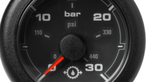 VDO Marine 2-1/16" (52mm) OceanLink Transmission Oil Pressure 30 Bar/440 psi - Black - Part No. A2C1066040001