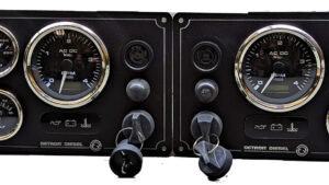 Detroit Diesel Dual Instrument Panel Set 10 Premier Gauges (Made in USA)