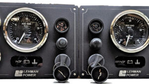 Lehman Power Marine Engine Dual Panel Set - 10 Premier Gauges (Made in USA)
