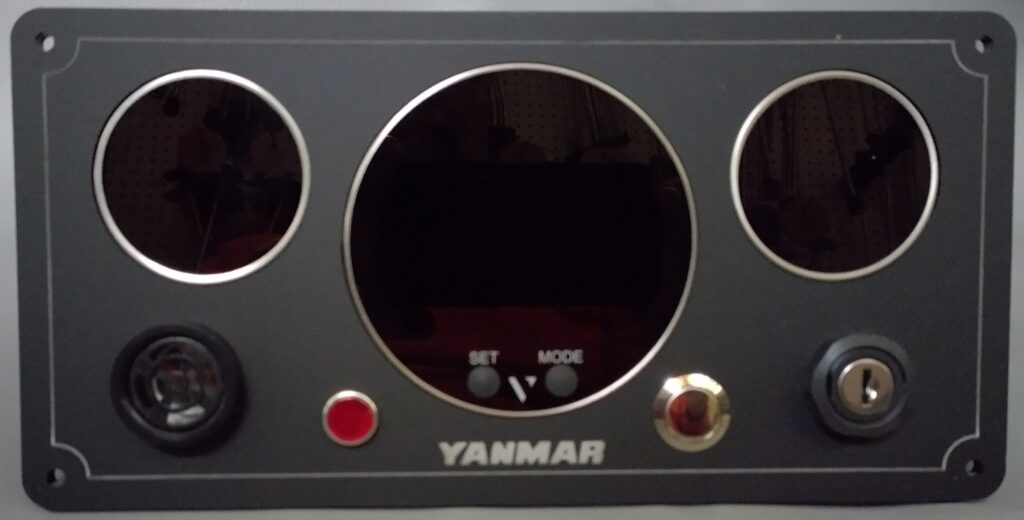 Yanmar Engine Digital Panel with 3 VMH Gauges + Built-In NMEA