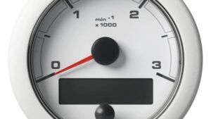 VDO Marine 3-3/8" (85mm) Oceanlink Tachometer w/Multi-Function Display  0 - 3000 Rpm - White