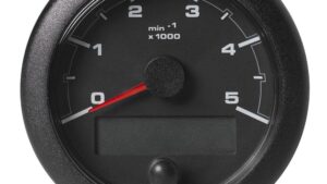 VDO Marine 3-3/8" (85mm) Oceanlink Tachometer w/Multi-Function Display  0 - 5000 Rpm - Black
