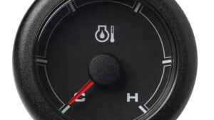 OL 52mm Engine Oil Temperature 300°F Cold-Hot - Black