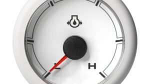 VDO 2-1/16" (52MM) OceanLink Engine Oil Pressure Low / High (150 PSI) White Dial & Bezel