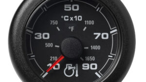 VDO 2-1/16" (52MM) OceanLink Pyrometer 900 degrees C/1650 degrees F - Black Dial & Bezel