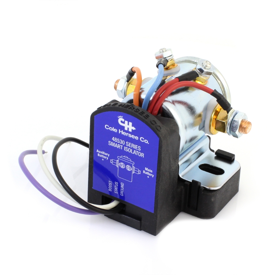 コール・ハーシー48530-BX 12 V 200 Aスマートアイソレータ Cole Hersee 48530 スマートバッテリーアイソレーター 200A 48530-BX