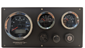 Yanmar Diesel Engine Instrument Panel 3 Cockpit Gauges