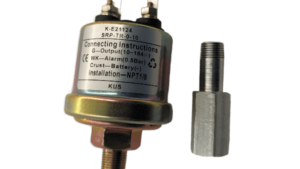 Oil Pressure Sensor 0-10 bar & MM Adapter - NPT 1/8-27 VDO Style - Part No.:KE21124