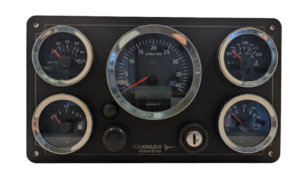 Yanmar Custom Recessed Engine Panel 4 Premier Gauges (Made in USA