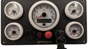 Caterpillar Engine Instrument Panel - 5 OceanLink Gauges (Optional Second Station Panel)