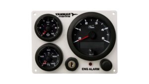 Yanmar Diesel Engine Panel 3 OceanLink VDO Gauges, Built-In NMEA 2000 Convertor
