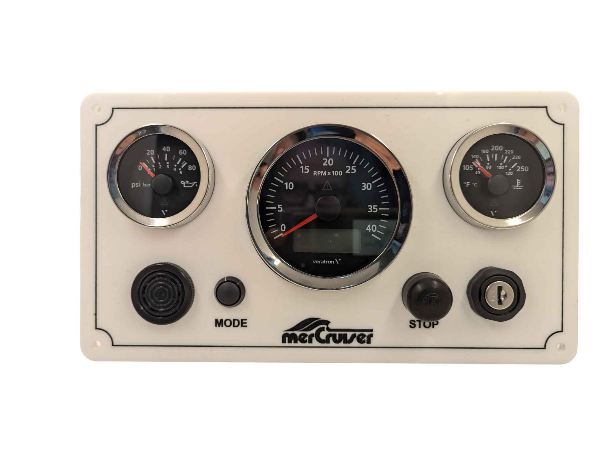 MerCruiser Engine Instrument Panel 3 Cockpit Gauges | AC DC Marine Inc ...
