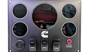 Cummins Engine Digital Instrument Panel with 5 VMH Gauges (Made in USA)