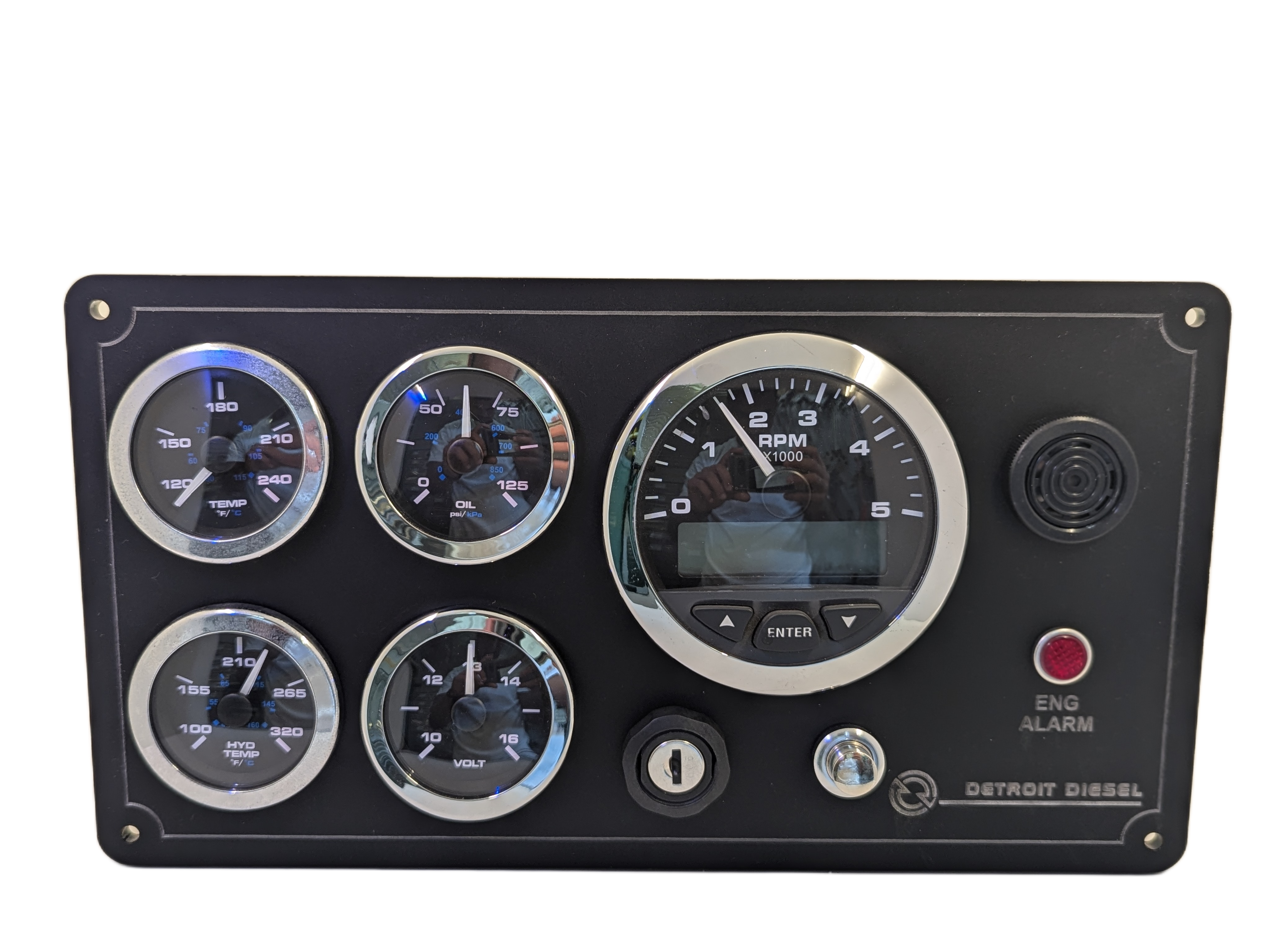 Detroit J1939 CANbus Marine Engine Boat Instrument Panel