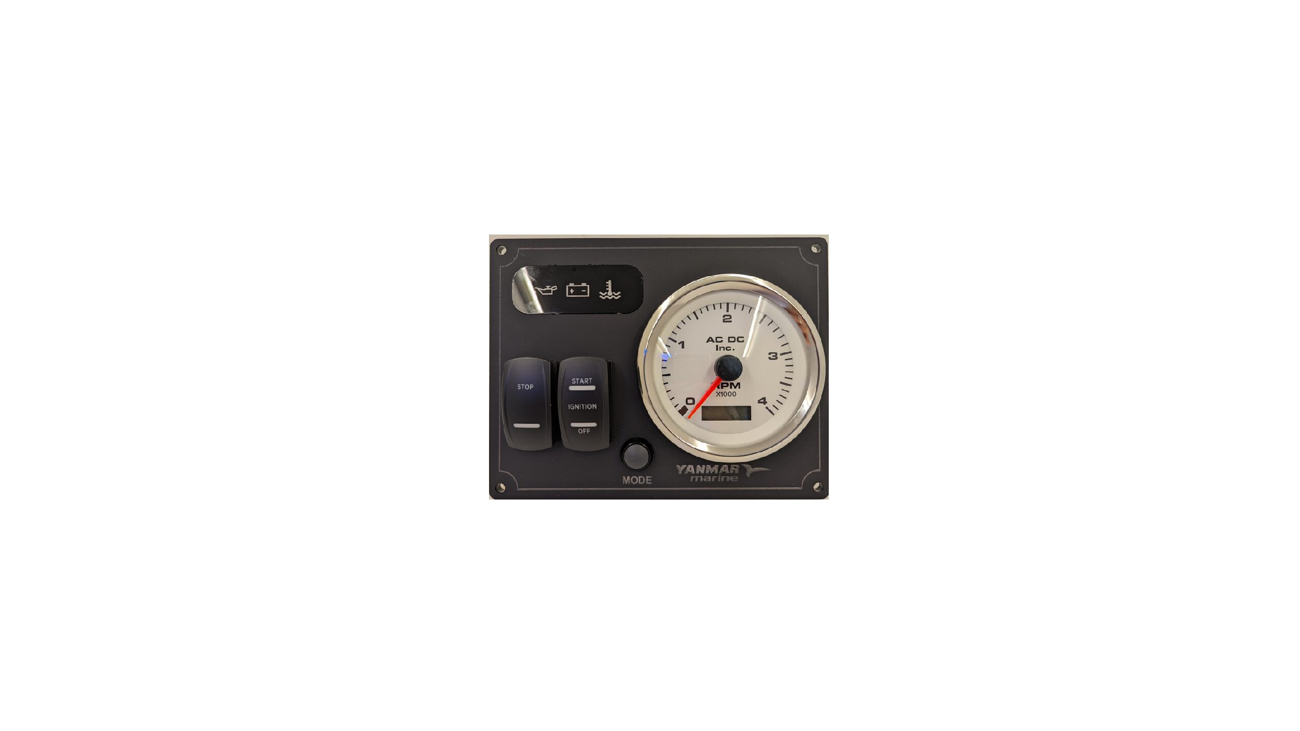 Black Yanmar Marine Engine Panel B-Type
