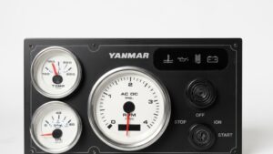 Yanmar Engine Instrument Panel 3 Premier Gauges (Made in USA)