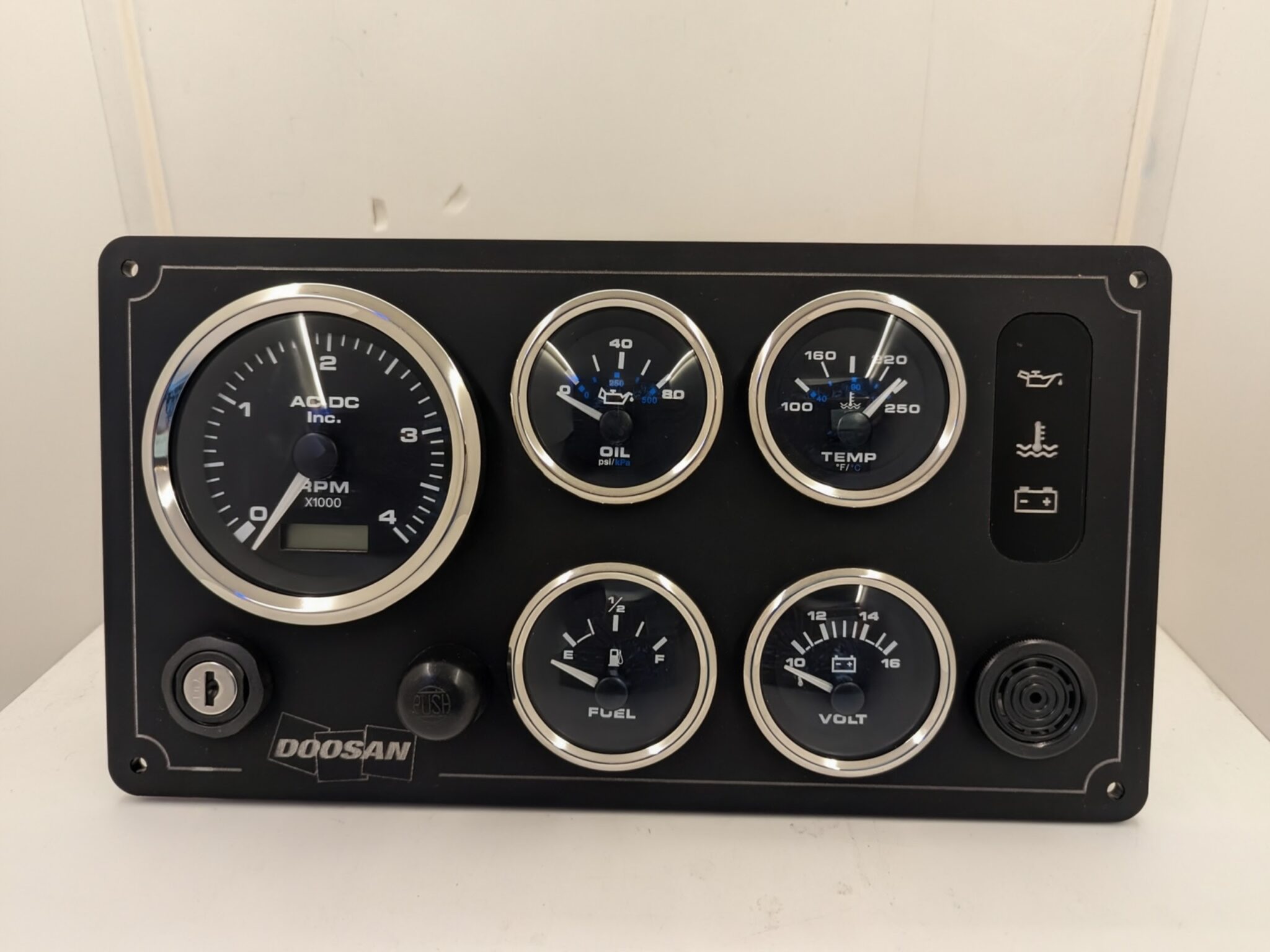 Doosan Diesel Engine Instrument Panel 5 Premier Gauges (Made in USA ...
