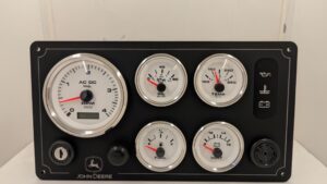 John Deere Diesel Marine Instrument Panel – 5 Premier Gauge (Made in USA)