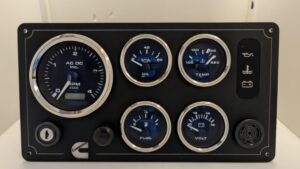 Cummins Marine Instrument Panel 5 Premier Gauges (Made in USA)