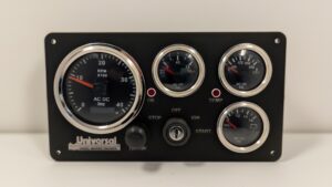 Universal Marine Engine Panel - 4 OffShore Gauges (Made in USA)