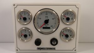 Westerbeke Engine Marine Panel - 5 OffShore Gauges
