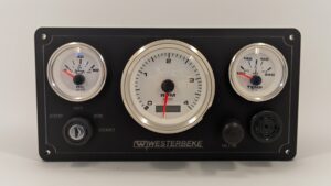 Westerbeke Marine Engine Panel – 3 Premier Gauges (Made in USA)