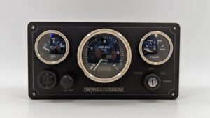 Westerbeke Marine Engine Panel – 3 Premier Gauges (Made in USA)