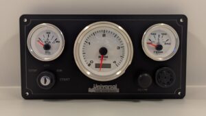 Universal Marine Instrument Panel 3 Premier Gauges (Made in USA)