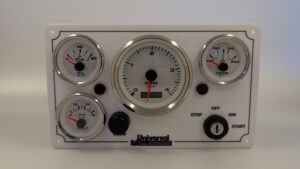 Universal Marine Instrument Panel 4 Premier Gauges (Made in USA)