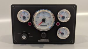 Universal Marine Instrument Panel 4 Offshore Gauges