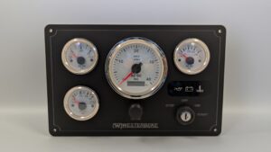 Westerbeke Marine Instrument Panel 4 Offshore Gauges