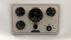 Universal Marine Instrument Panel 4 Premier Gauges (Made in USA)