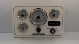 Westerbeke Marine Instrument Panel 4 Premier Gauges (Made in USA)